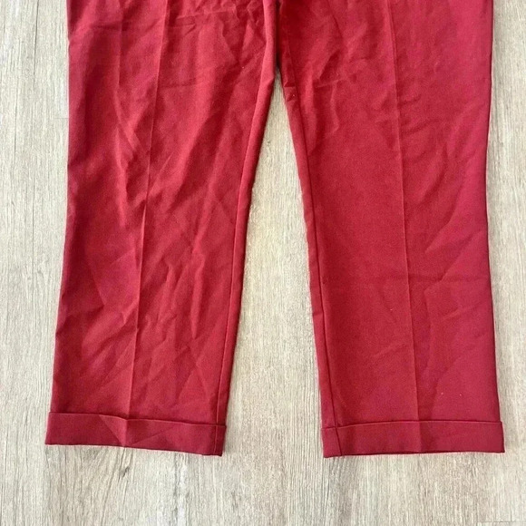 Womens Forever 21 Red Dress Pants - L - Picture 3 of 7
